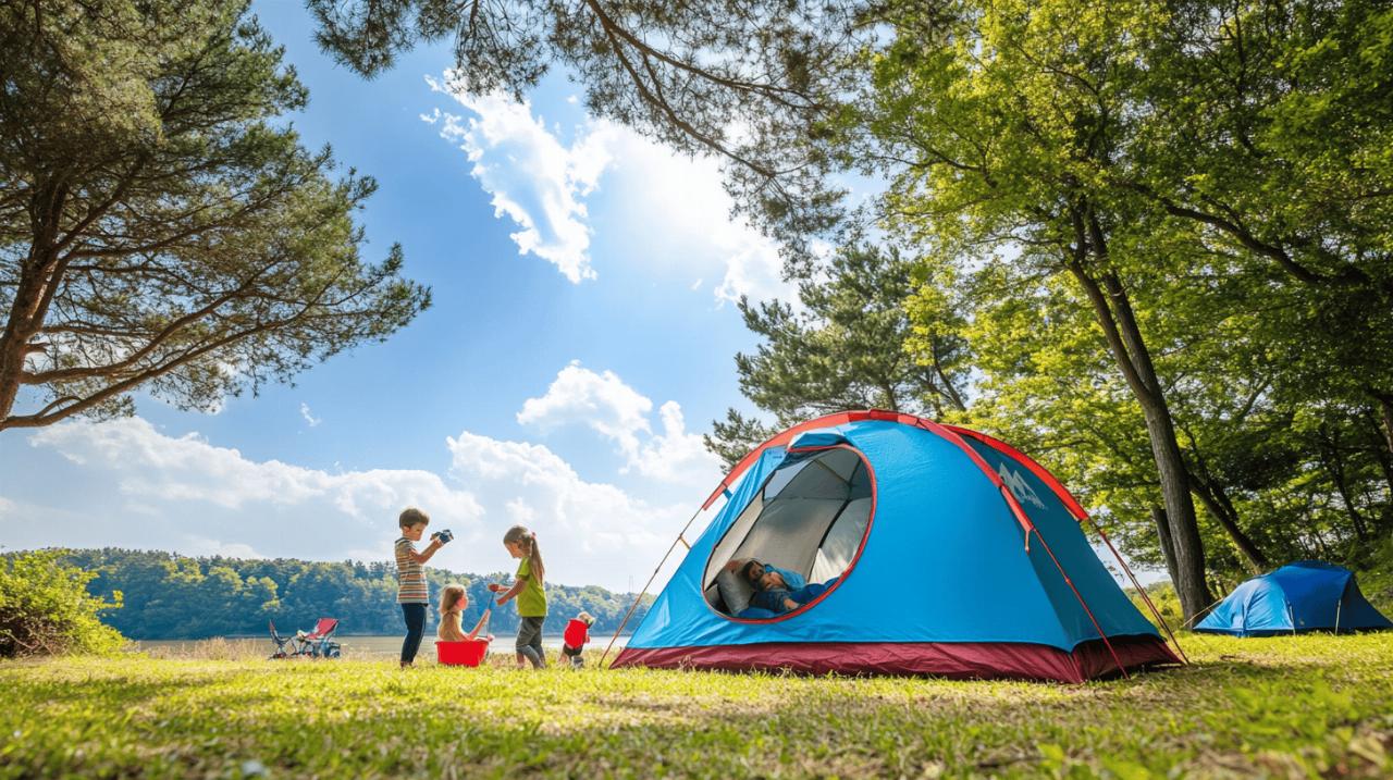 Tente WolfWise Pop Up : L’alliance parfaite entre protection solaire et praticite familiale